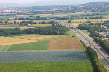  views of the European landscape from the plane