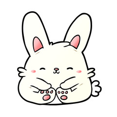 cute cartoon bunny rabbit