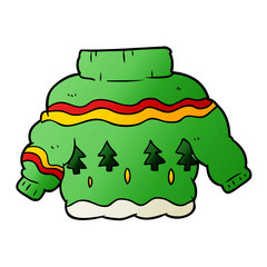 cartoon embarrassing christmas jumper