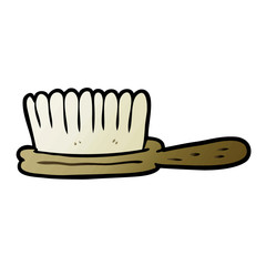 cartoon hairbrush