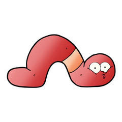 cartoon worm
