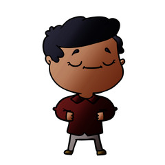 cartoon proud man