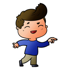 cartoon man laughing