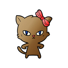 cute cartoon cat