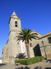 Fototapeta na wymiar Sabiote, pueblo de Jaén, Andalucía (España). Situado en la comarca de La Loma, en la parte más alta de la meseta interfluvial, bordeada por el río Guadalquivir