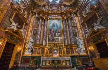 Fototapeta na wymiar San Carlo al Corso church, Rome, Italy