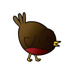 cartoon robin bird