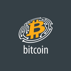 Obraz premium icon vector bitcoin