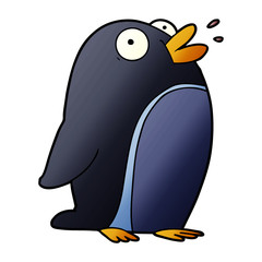 cartoon penguin