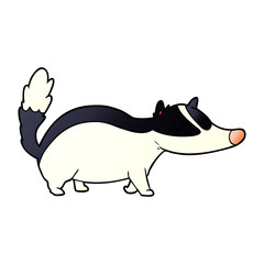 cartoon badger