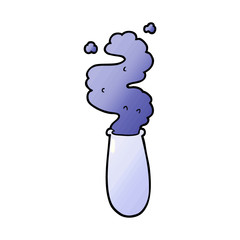 cartoon science test tube