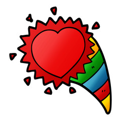 cartoon love heart symbol