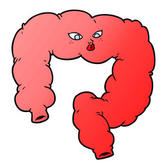 cartoon colon
