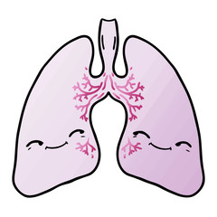 cartoon lungs