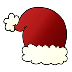 cartoon christmas hat