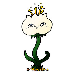 cute cartoon flower