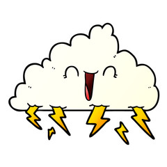 cartoon thundercloud