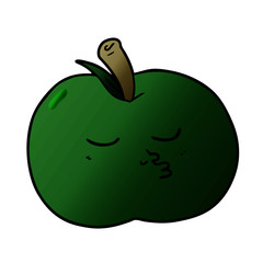 cartoon high quality apple