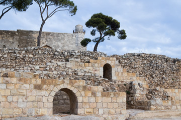 Ruins  on the territory of the Grave of Samuel - The Prophet located in An-Nabi Samwil also al-Nabi...