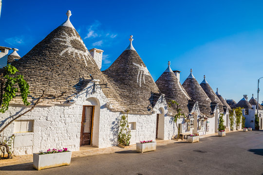 Alberobello With Trulli Houses - Apulia, Italy