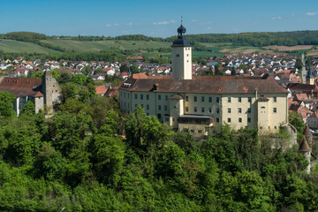 Fototapeta na wymiar Schloss Horneck in Gundelsheim