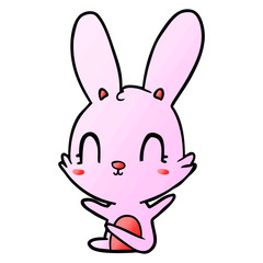 cute cartoon rabbit