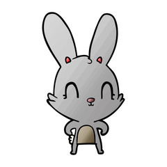 cute cartoon rabbit