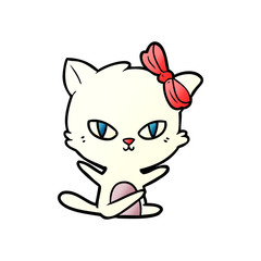 cute cartoon cat