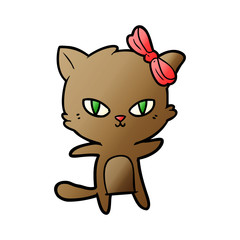 cute cartoon cat