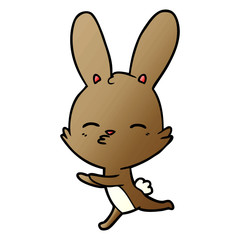 curious bunny cartoon