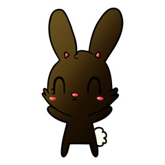 cute cartoon rabbit