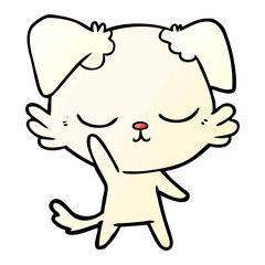 cute cartoon dog