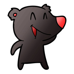 laughing bear cartoon