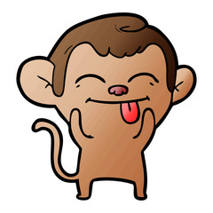 funny cartoon monkey