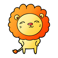 cartoon lion