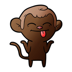 funny cartoon monkey