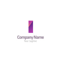 I LETTER LOGO TEMPLATE