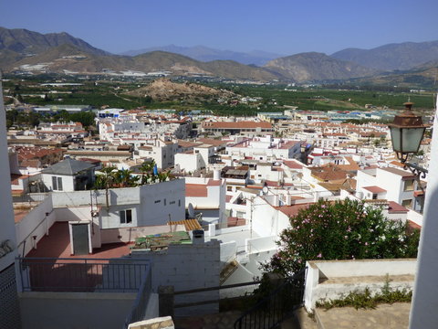 Salobreña, pueblo en la Costa Granadina o Costa Tropical, en la provincia de Granada, comunidad autónoma de Andalucía (España)