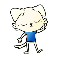 cute cartoon dog