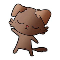cute cartoon dog