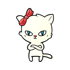 cute cartoon cat