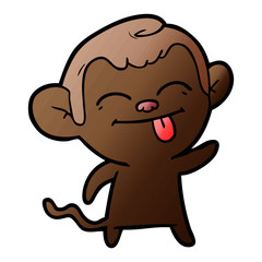 funny cartoon monkey