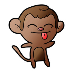 funny cartoon monkey