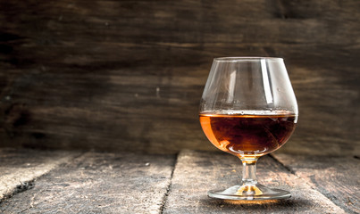 glass of cognac.