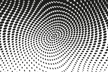 Abstract futuristic halftone pattern. Comic background. Dotted backdrop with circles, dots, point large scale.