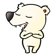 cartoon polar bear