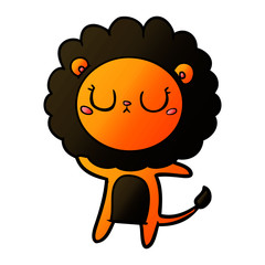 cartoon lion