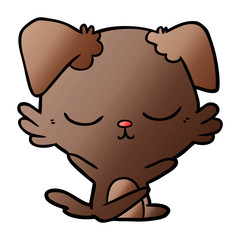 cute cartoon dog