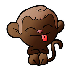 funny cartoon monkey