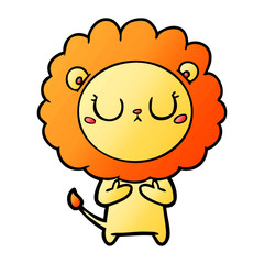 cartoon lion